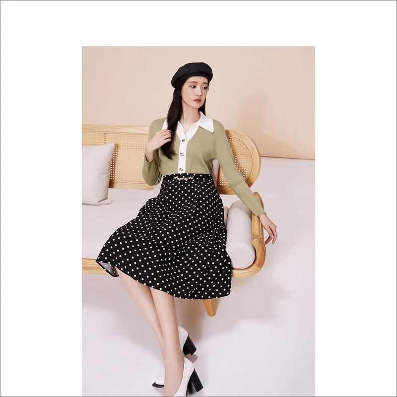 YINER-音儿奥莱2023春季新款毛针织衫时尚法式上衣显瘦8C63106036