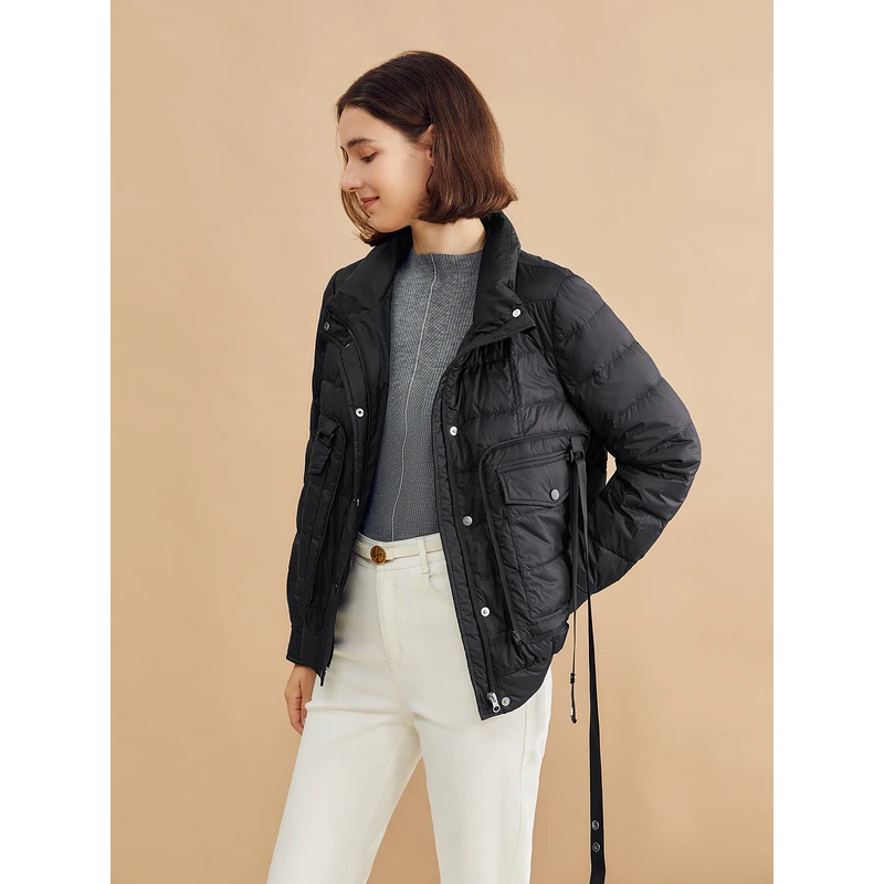 YINER音儿冬季新款羽绒服时尚户外气质休闲保暖8C64508076