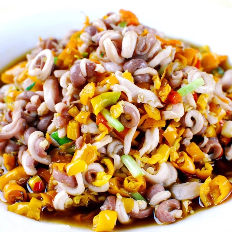 黄贡椒脆肚丝210g衡东石湾响肚尖肚条湘菜小炒过年菜半成品预制菜