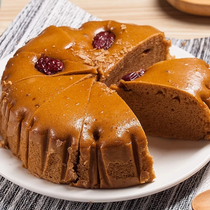 ANJOY/安井红糖发糕半成品早餐营养食品400g蒸糕早餐推荐加热即食