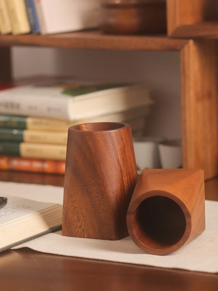 茶周边收纳茶道器具六君子笔筒6*6*10