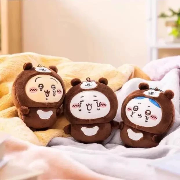 国现日版Chiikawa马来熊毛绒挂件哭哭