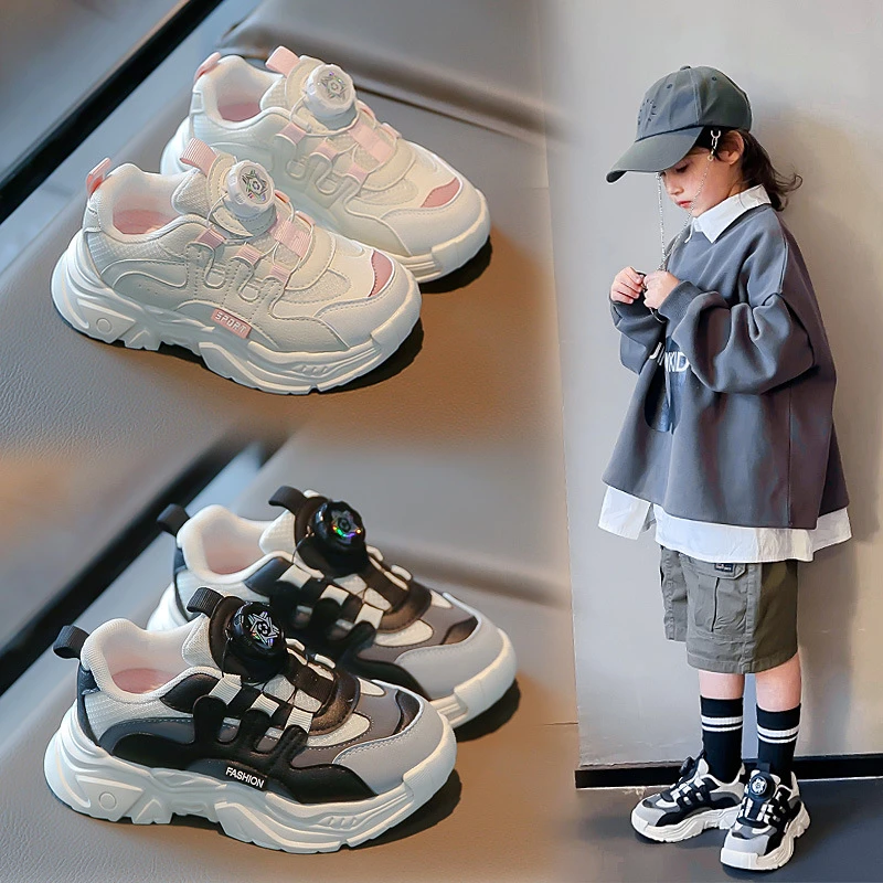 儿童运动鞋春秋款2024新款女童软底防滑跑步鞋中大童百搭网鞋夏款