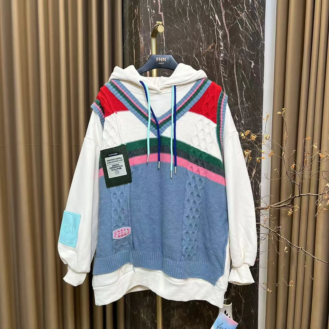 芙娜妮法式圆领秋季新款时尚气质女设计感服装上衣A052