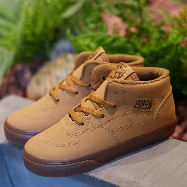 【经典黄靴】VANS范斯儿童Half Cab美拉德小黄靴冬季加厚宝宝户外鞋