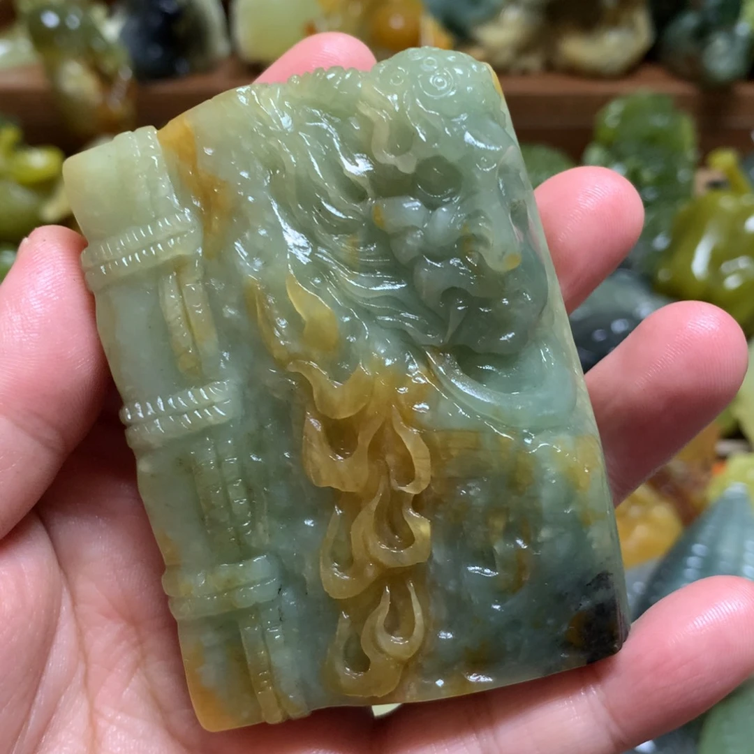 岫玉手把未镶嵌手把