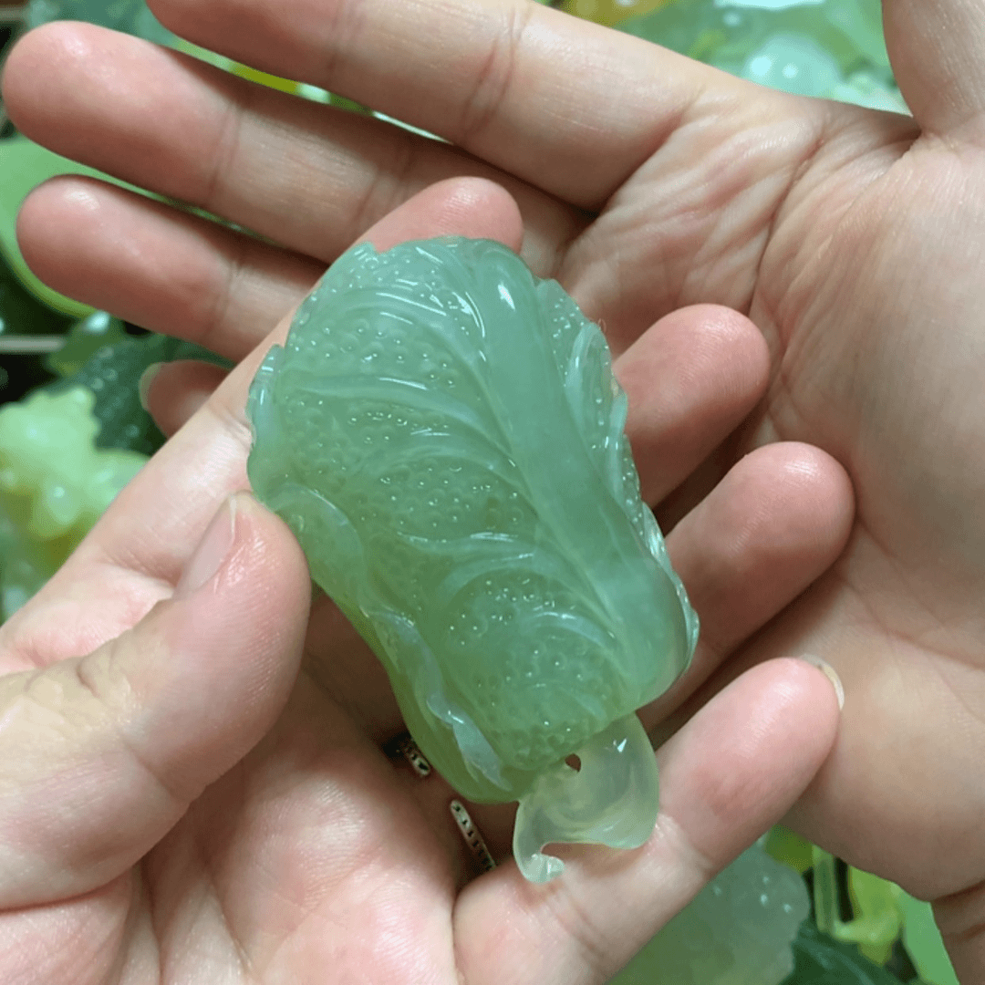 【闪购商品】岫玉手把未镶嵌大**钺