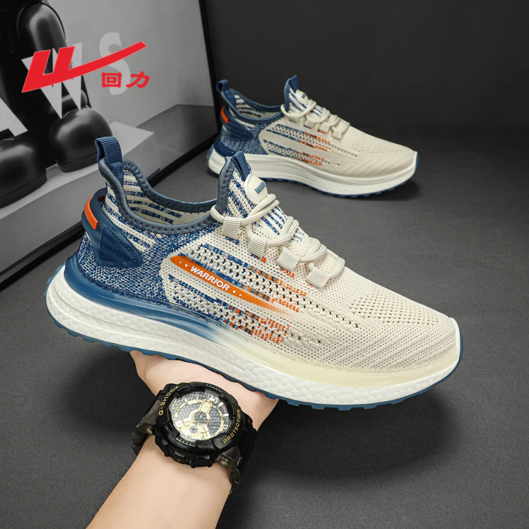 回力男鞋夏季透气百搭潮流轻便薄款跑步运动鞋软底耐磨男士休闲鞋