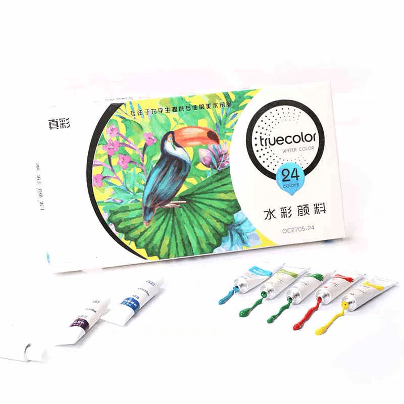 OS2706-24  真采24色水粉颜料 1盒