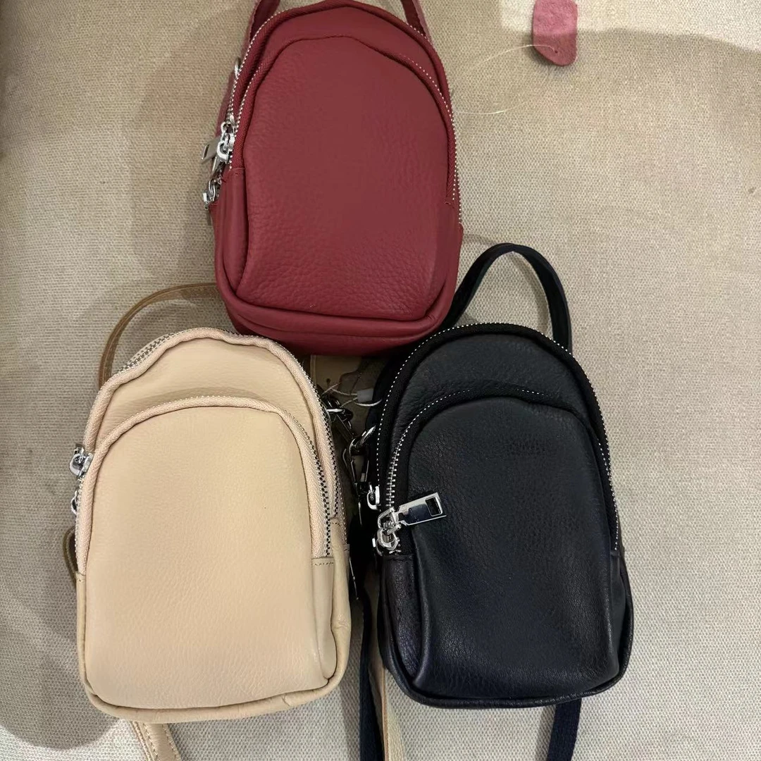 真皮小包包女斜挎手机包多层百搭软皮 JWM时尚女士新款手机包