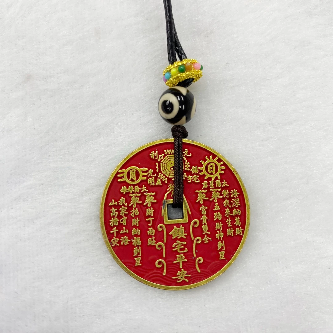 含辰砂工艺品朱砂供八方来财毛衣链