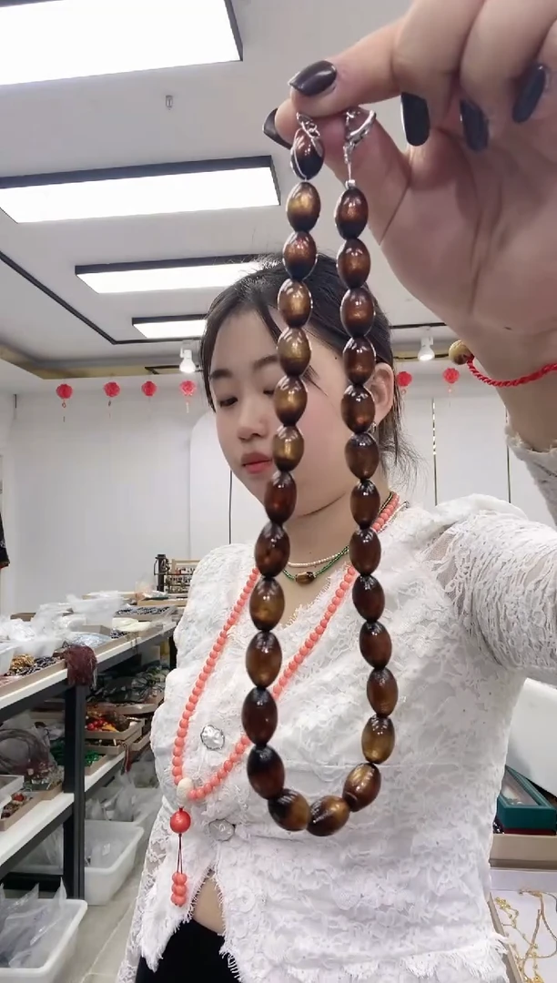 【闪购商品】玛瑙/玉髓颈饰合金1264 太奶链子