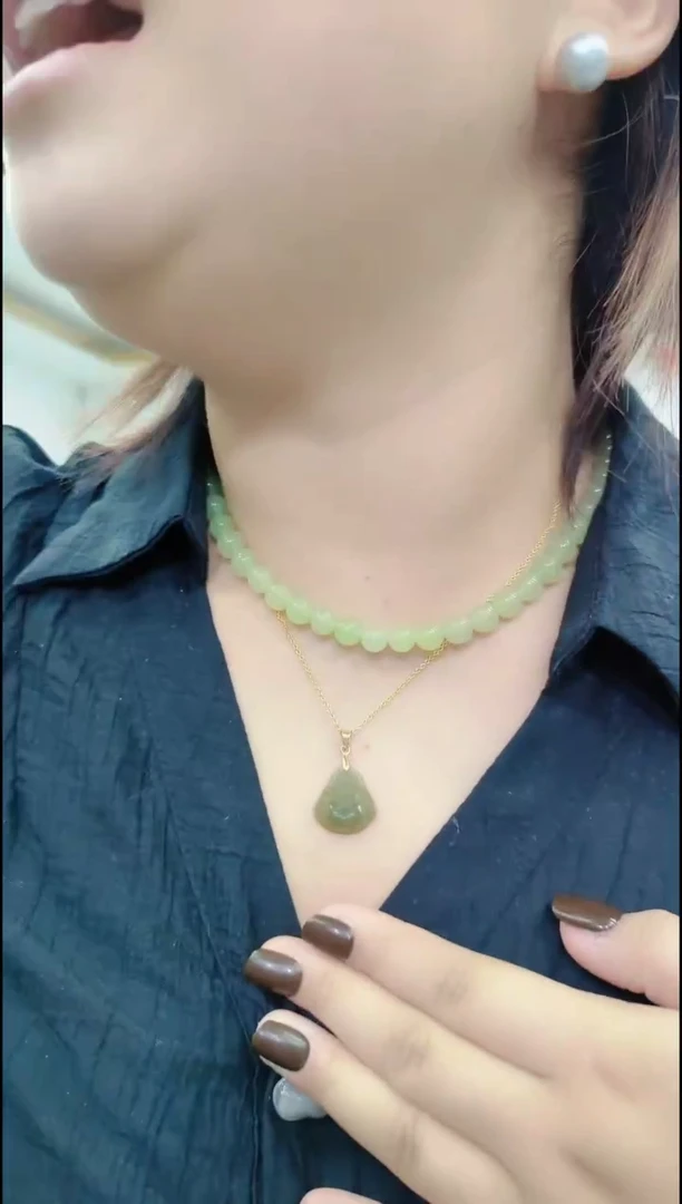 【闪购商品】玛瑙/玉髓颈饰合金08016 小佛公带链