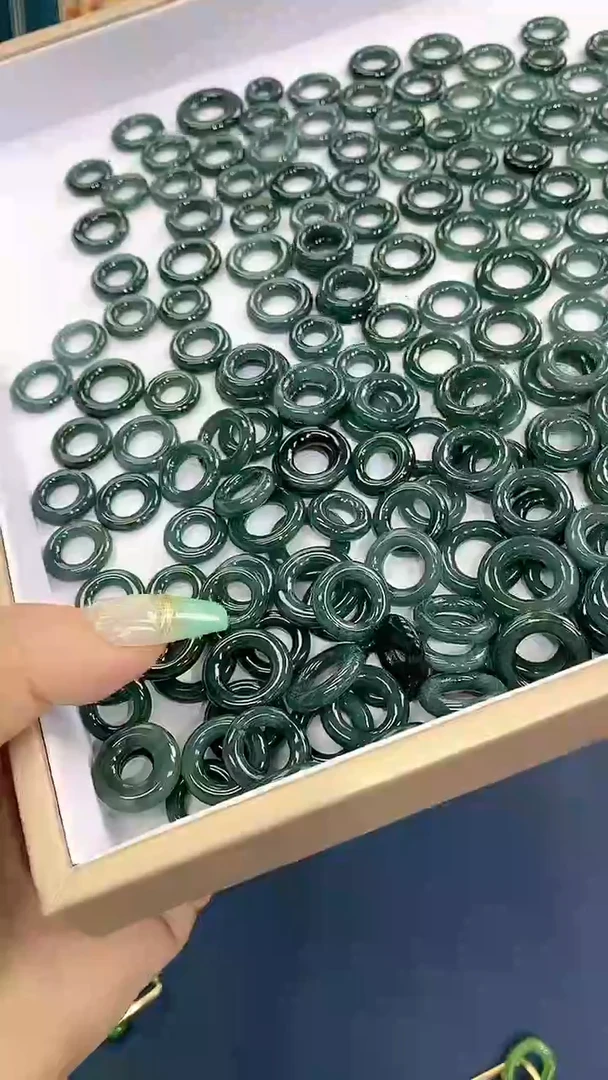 【闪购商品】翡翠圆扣子未镶嵌23002圆扣子单个