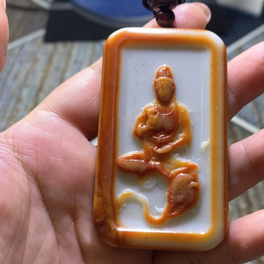 和田玉颈饰未镶嵌