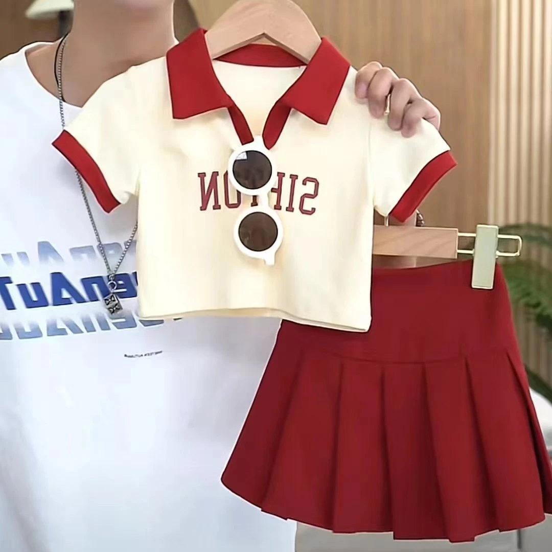 女童套装夏装新中式2024新款儿童洋气汉服小女孩时尚中国风两件套