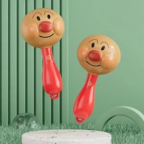 【新疆包邮】面包超人新生宝宝手摇铃沙锤安抚沙锤婴儿手摇沙锤可咬