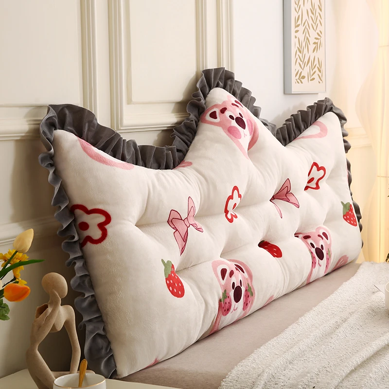 乌市发货新疆西藏免邮公主床头靠垫卧室榻榻米床上软包沙发皇冠靠