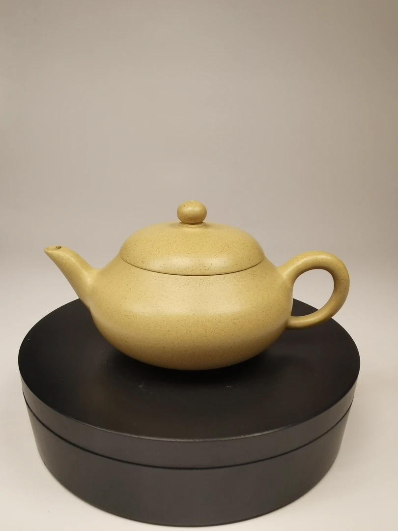 本山绿 梨形 紫砂壶 手工制作 150cc