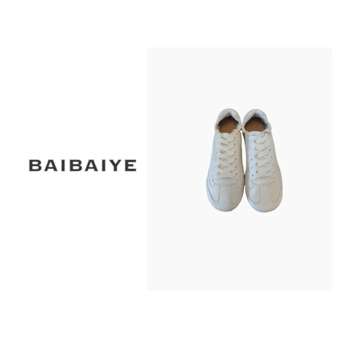 BAIBAIYE 24SS 百搭平底超软轻便运动休闲德训鞋Z24SS676