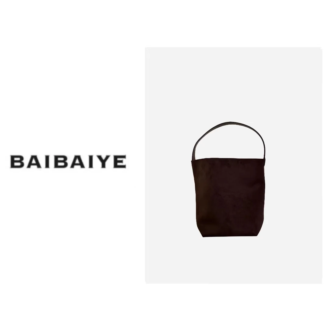 BAIBAIYE 23FW美拉德反绒牛托特包 Z23FS356