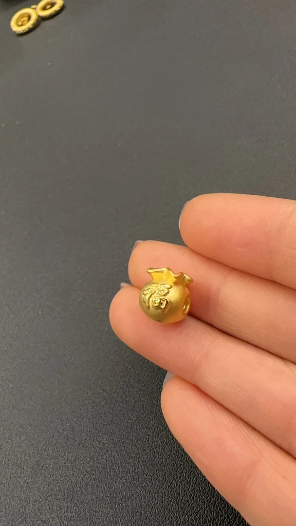 足金999 小小福袋中穿