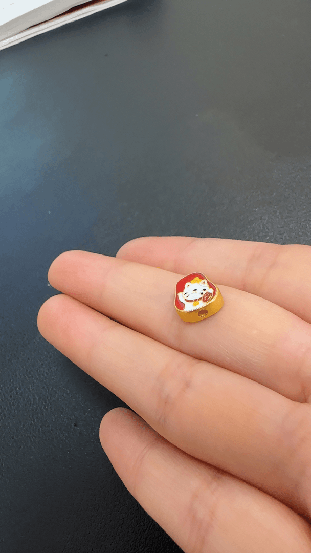 足金999 千万两猫中穿 1.905g