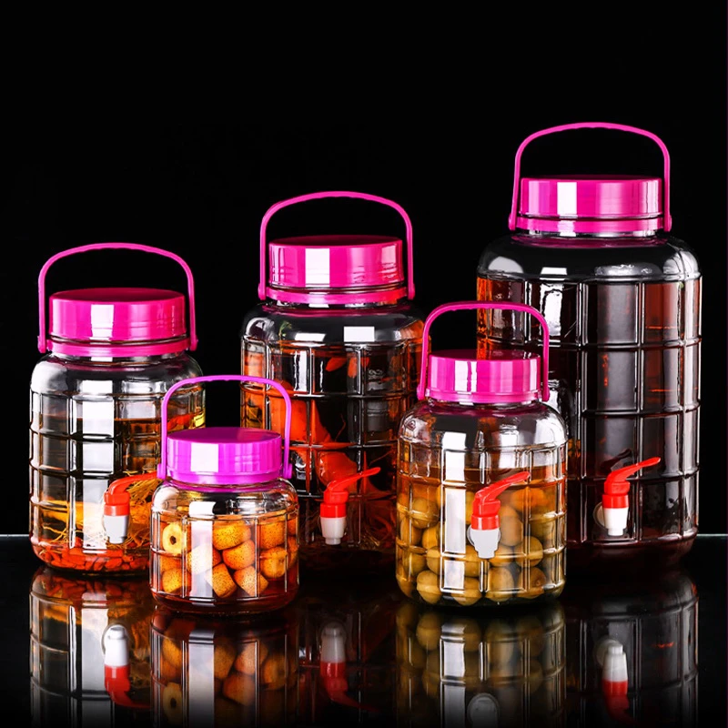 泡酒玻璃瓶食品级带龙头家用密封酒罐容器专用罐桶药酒瓶空瓶泡菜