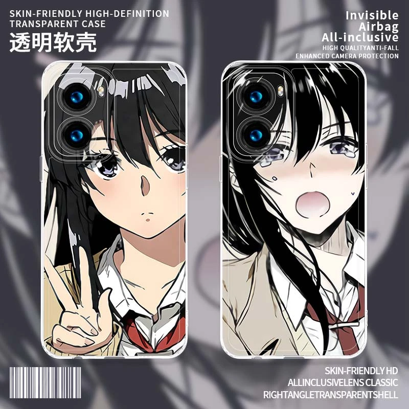 樱岛麻衣学姐适用IQOOZ7PRO新款手机壳iQOO透明二次元iQOOZ7日系