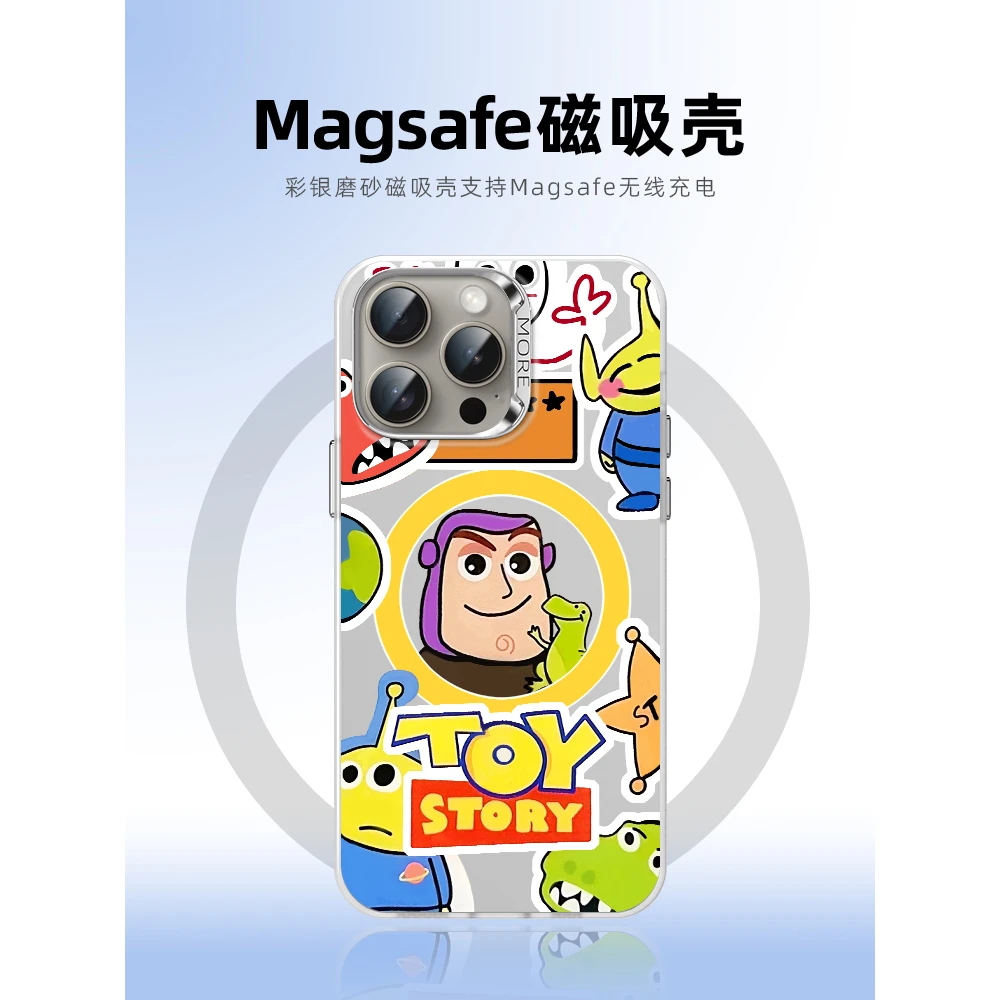 magsafe磁吸适用小米14Pro手机壳巴斯光年无线充三眼仔新款小米13