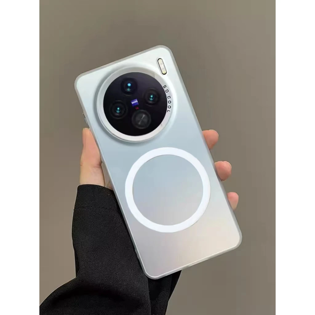 Magsafe磁吸适用VIVOX100PRO手机壳新款星光银X90PRO无线充电X80P