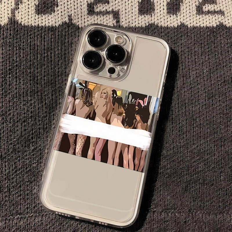 红米K70PRO手机壳redmiK60/50版电竞欧美女郎新款透明K50PRO+高级