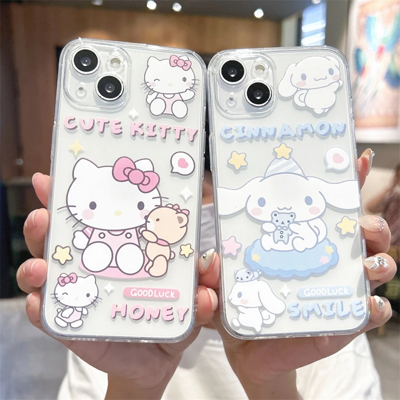 可爱玉桂狗适用iphone14/15Pro手机壳苹果13promax凯蒂猫12情侣套