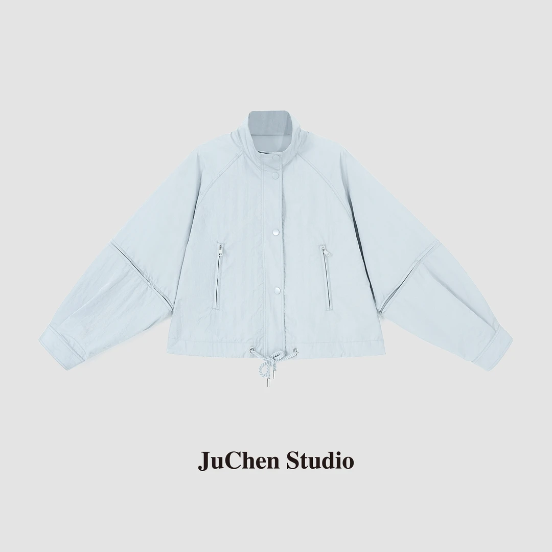 Juchen“风船”轻户外风可拆卸袖立领大轮廓多穿外套SS901065A-87