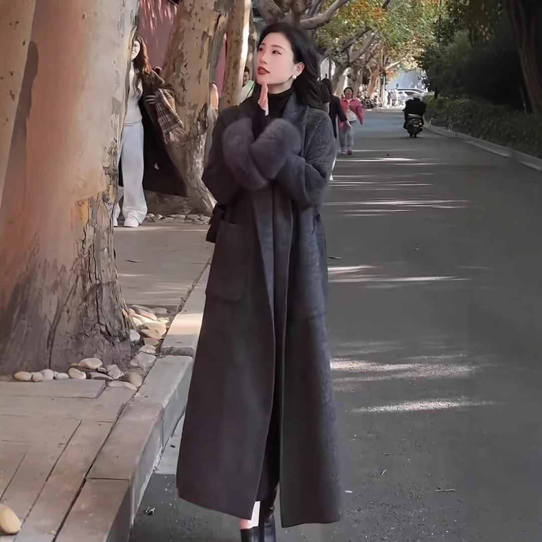 冬天衣服羽绒大衣长款外套加绒派克服2025秋冬新款女士上档次