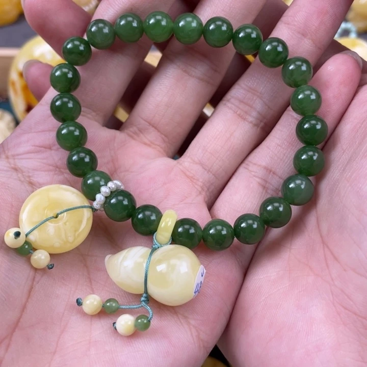 琥珀裸石未镶嵌蜜蜡