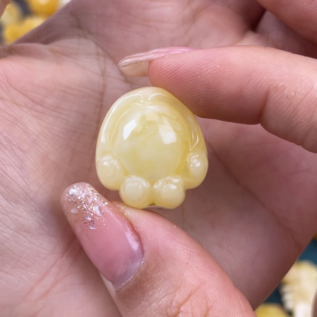 琥珀裸石未镶嵌蜜蜡