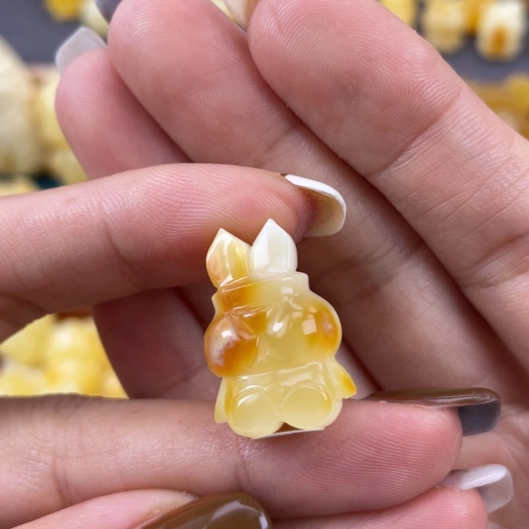 琥珀裸石未镶嵌蜜蜡