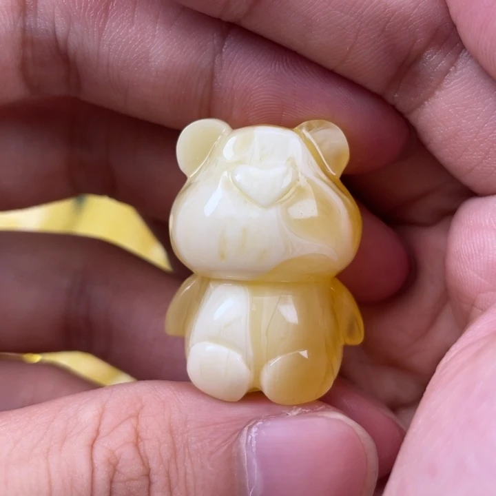 琥珀裸石未镶嵌蜜蜡