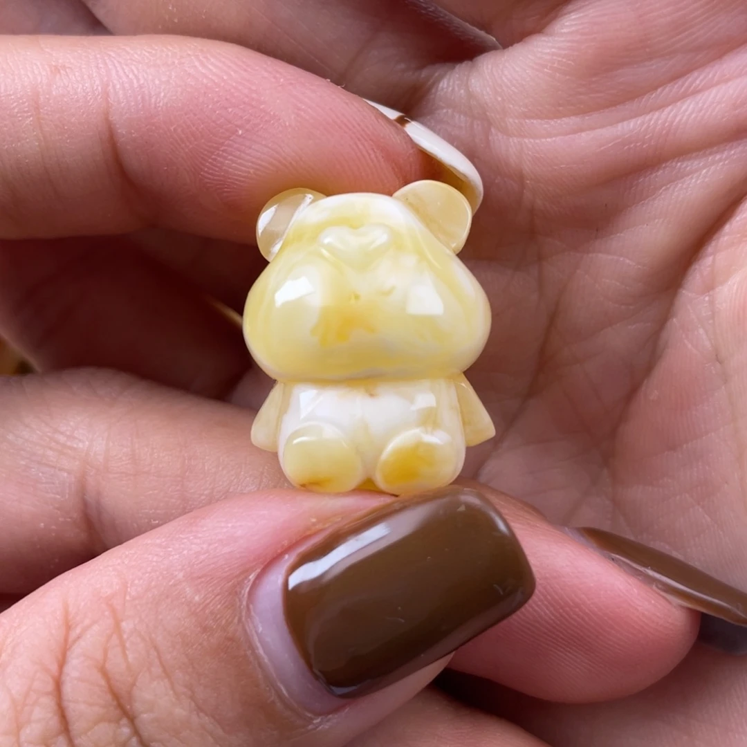 琥珀裸石未镶嵌蜜蜡