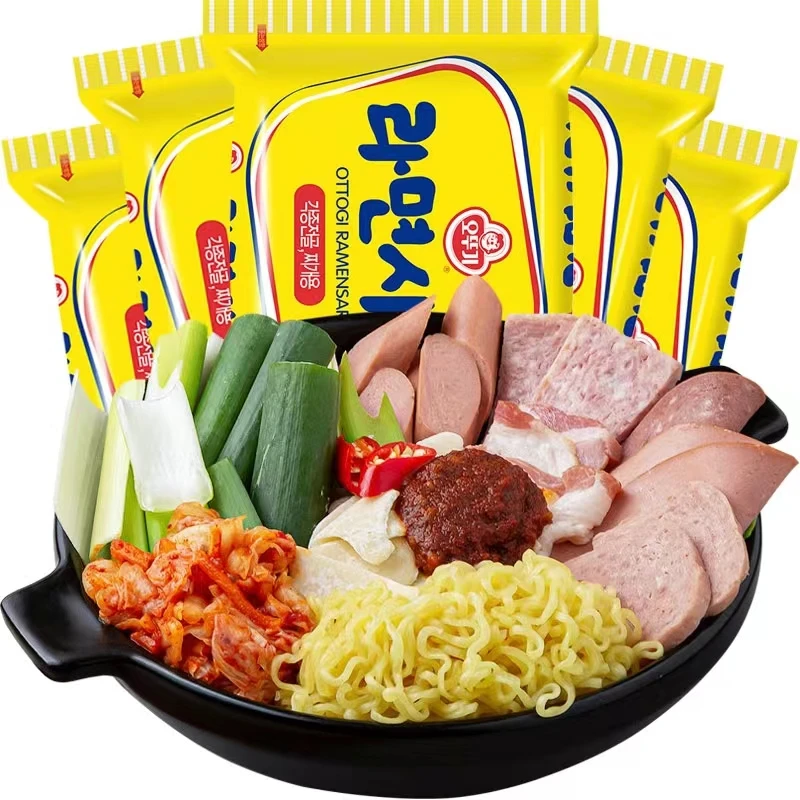 韩国进口不倒翁方便面面饼部队火锅面拉面速食泡面韩式餐饮面条