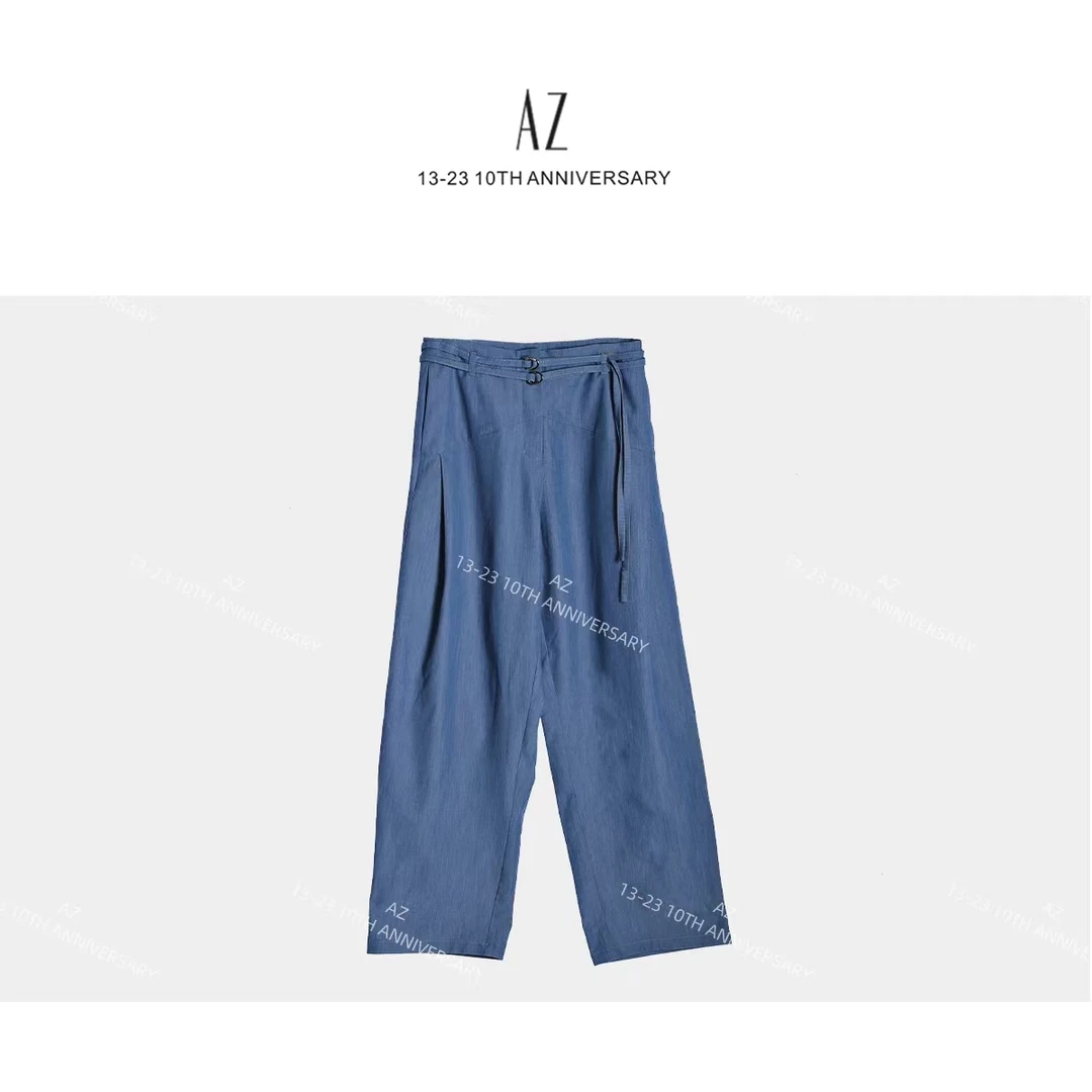 AZQ双腰带西裤 圆圆家  j067k
