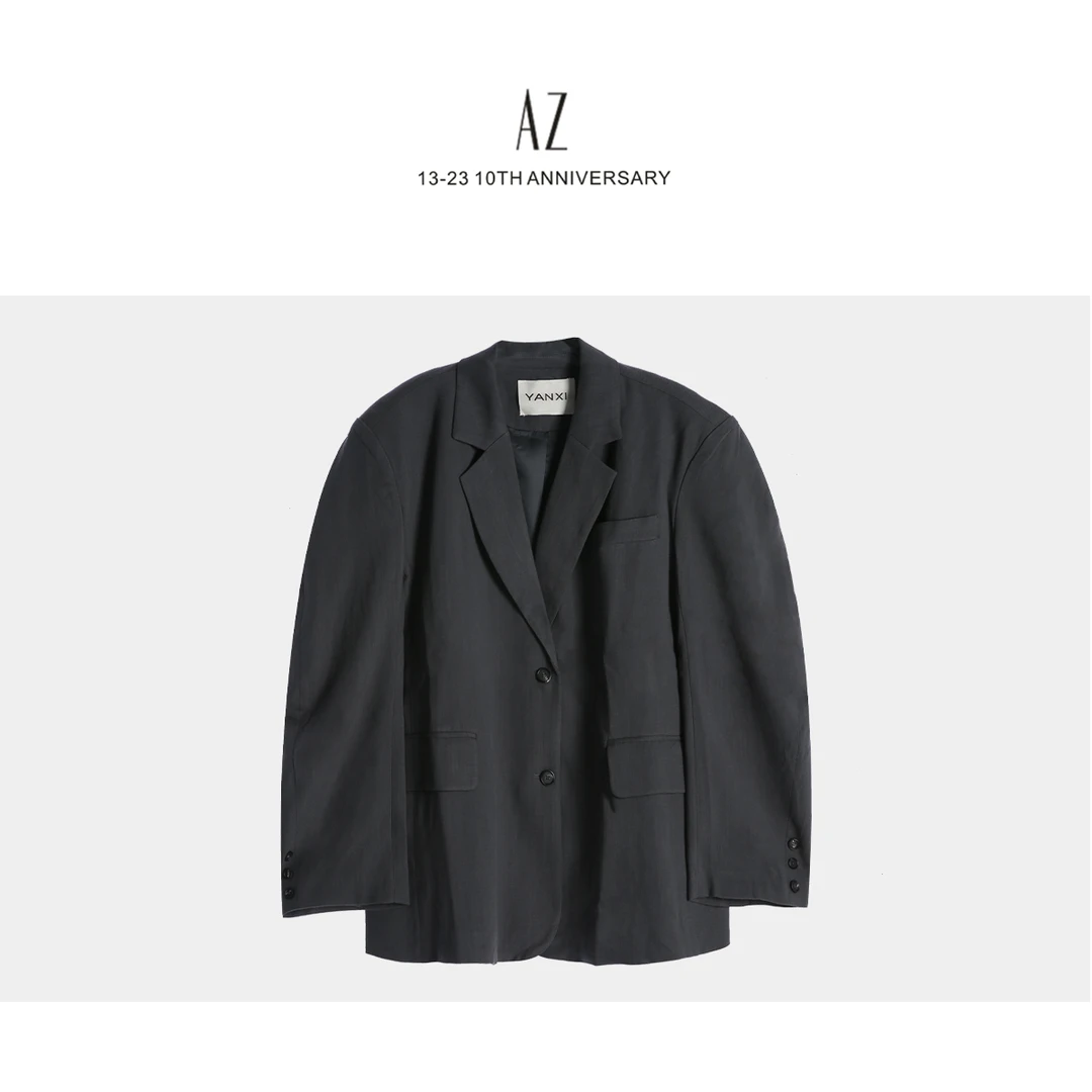 Q  酷灰麻麻西装 圆圆家-qf61x