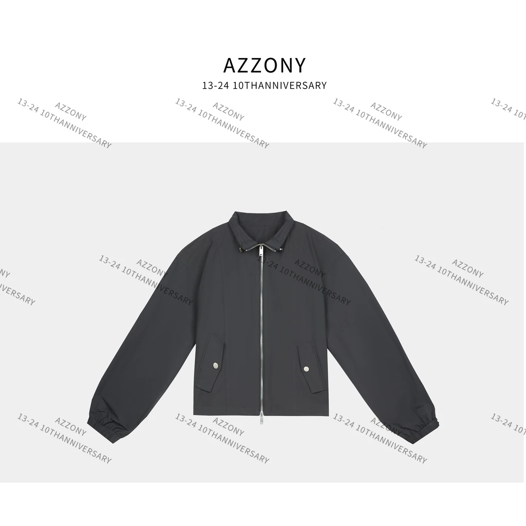 AZQ YYL立领抽绳工装外套  QWJ24502-1JJ