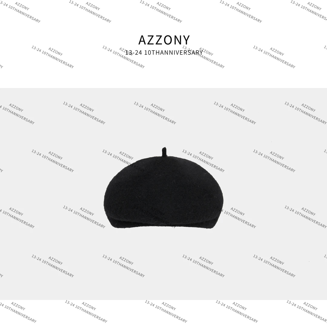 AZ  Q YYL  全羊毛贝雷帽