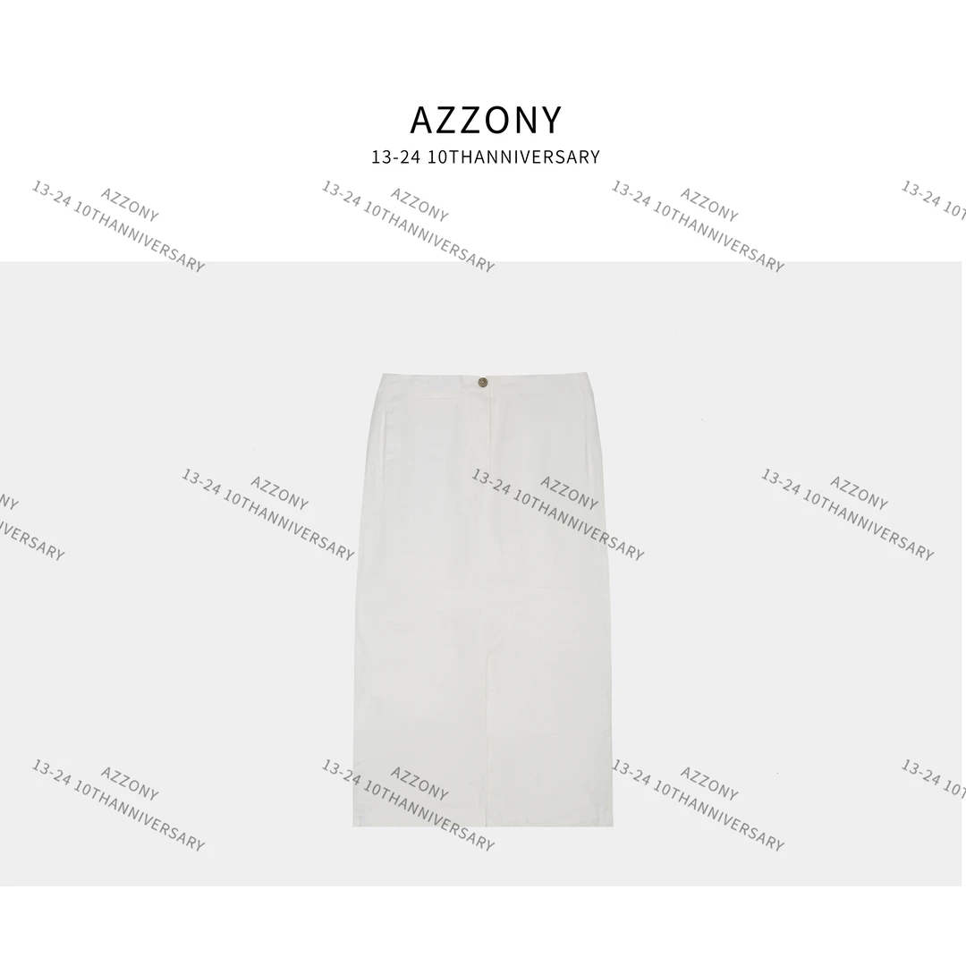 AZ Q YYL 韩国私服100%亚麻半裙     QQWJ24428jj