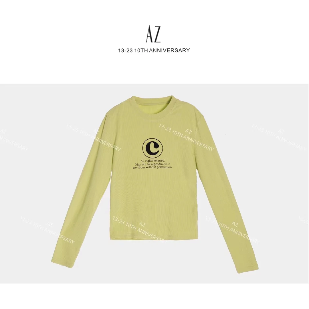 Q  彩虹糖字母月亮tee      CWJ227T