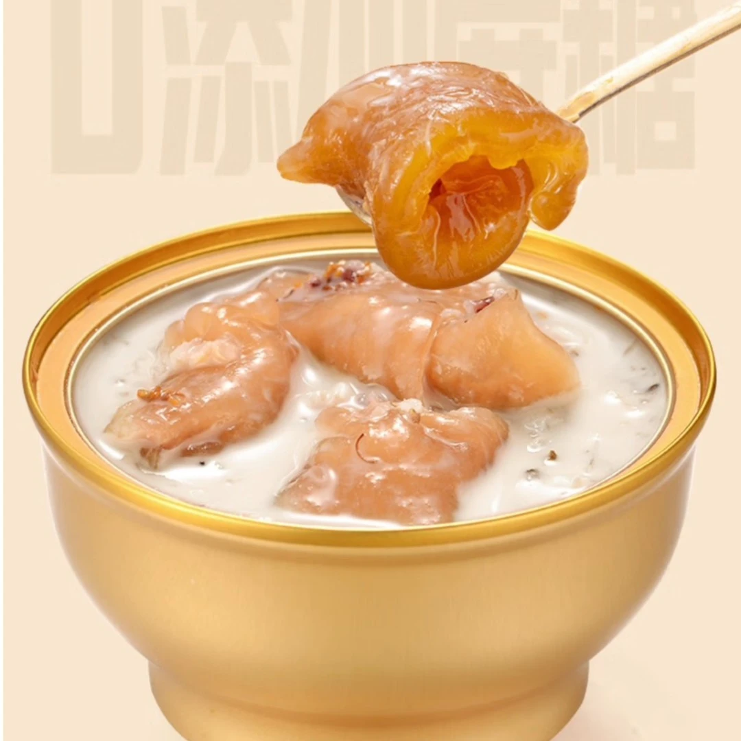 【万人囤]即食花胶零添加鲜享厚椰乳牛奶花胶清甜无腥鲜炖代燕窝粥