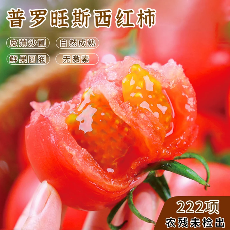 盛柿汉唐正宗水果沙瓤西红柿新鲜应季水果草莓心番茄蔬菜自然熟