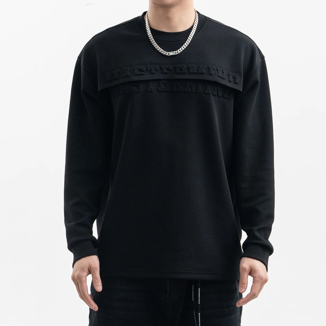 MASTERGUNS暗黑潮牌卫衣秋季男上衣长袖宽松套头MJ24026